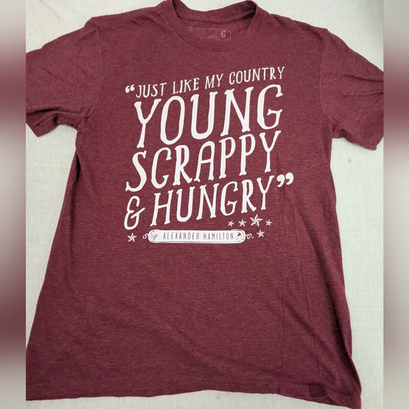 Hamilton The Musical Young, Scrappy and Hungry Medium Unisex - Picture 1 of 8